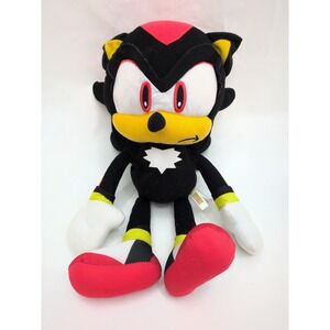 Sonic the Hedgehog Shadow Plush LARGE 18" Official Sega Toy Factory USA